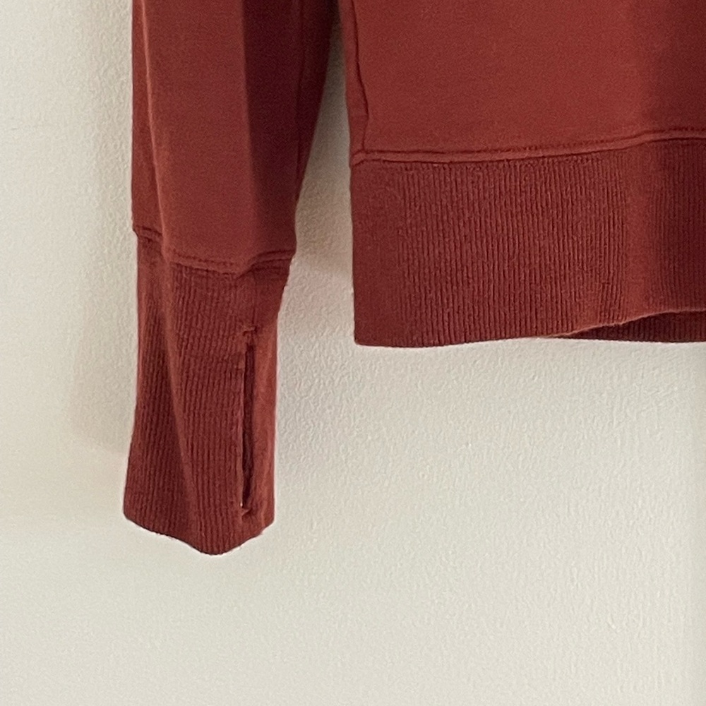 Athleta SUNRISE V-NECK SWEATSHIRT Sweater Fall - Picture 3 of 7